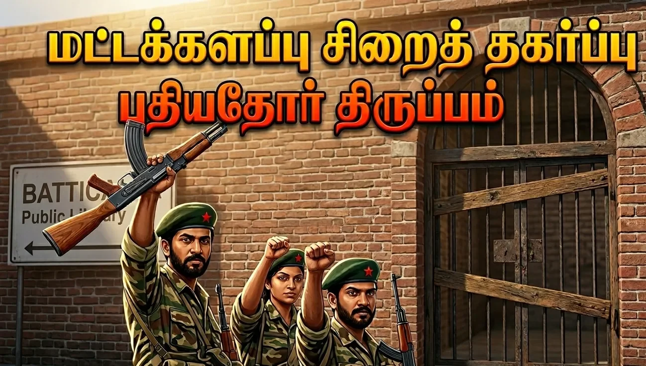 மட்டுநகர் சிறை தகர்ப்பு புதியதோர் திருப்பம்