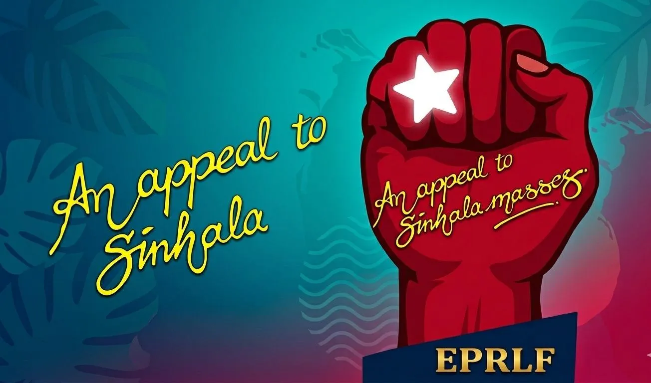 An Appeal to Sinhala Masses