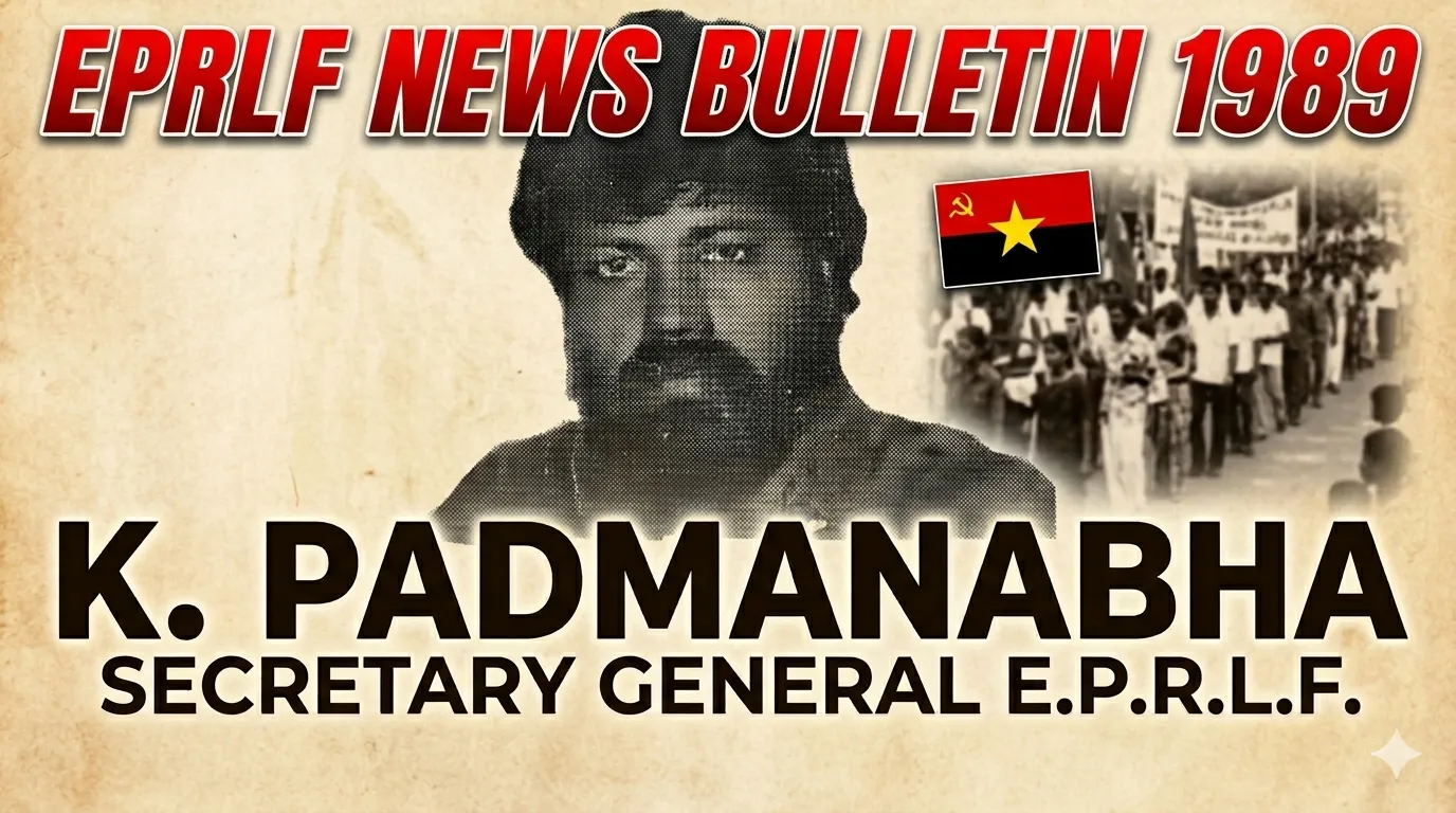 EPRLF NEWS BULLETIN 1989